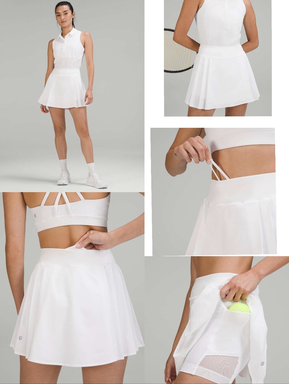 Lululemon Side-Pleat High-Rise Tennis Skirt NWOT Size 0